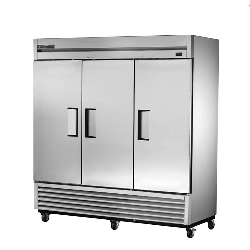 True TS-72-HC Reach-In Refrigerator, 78 1/8" Wide, 3 Doors, 9 Shelves, TS Series