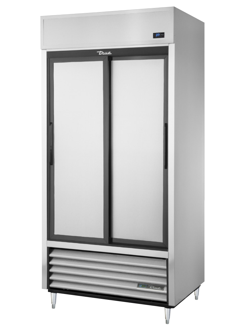 True TSD-33-HC Reach-In Refrigerator, 39 1/2" Wide, 2 Doors, 6 Shelves, TSD Series