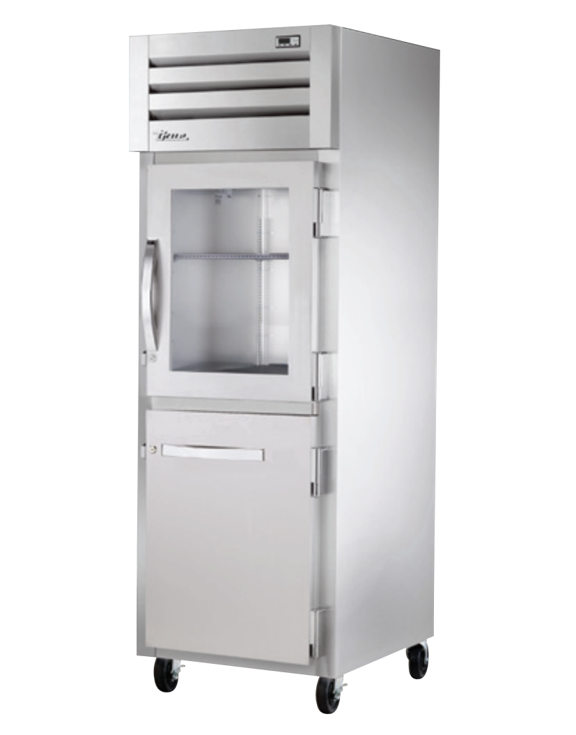 True STA1R-1HG/1HS-HC Reach-In Refrigerator, 27 1/2" Wide, 2 Doors, STA Spec Series