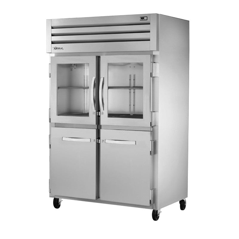 True STA2R-2HG/2HS-HC Reach-In Refrigerator, 52 5/8" Wide, 2 Front / 2 Back Doors, STA Spec Series