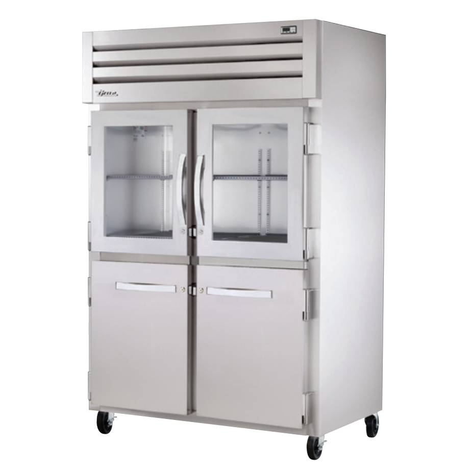 True STA2R-2HG/2HS-HC Reach-In Refrigerator, 52 5/8" Wide, 2 Front / 2 Back Doors, STA Spec Series