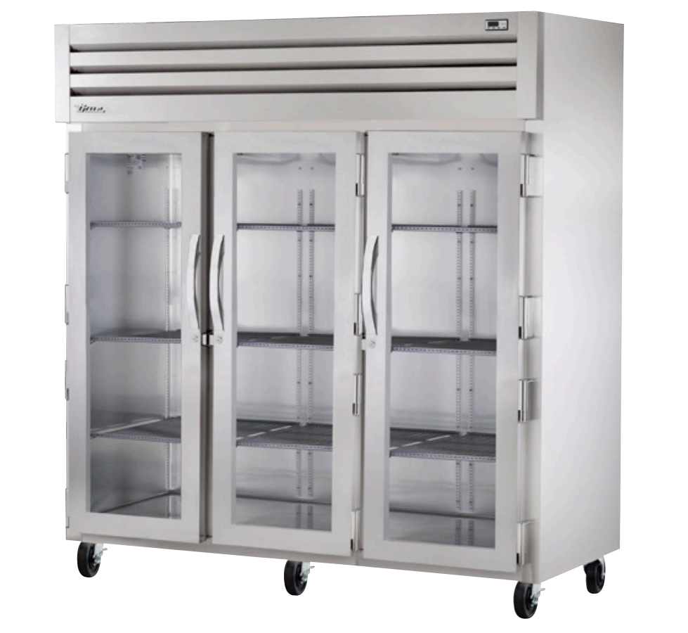 True STA3R-3G Reach-In Refrigerator, 77 3/4" Wide, 3 Doors, STA Spec Series