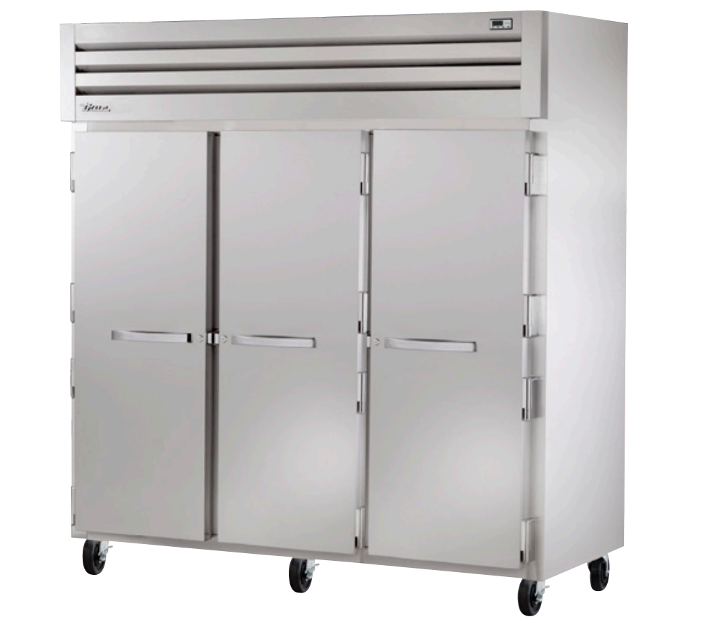 True STA3R-3S Reach-In Refrigerator, 77 3/4" Wide, 3 Doors, STA Spec Series