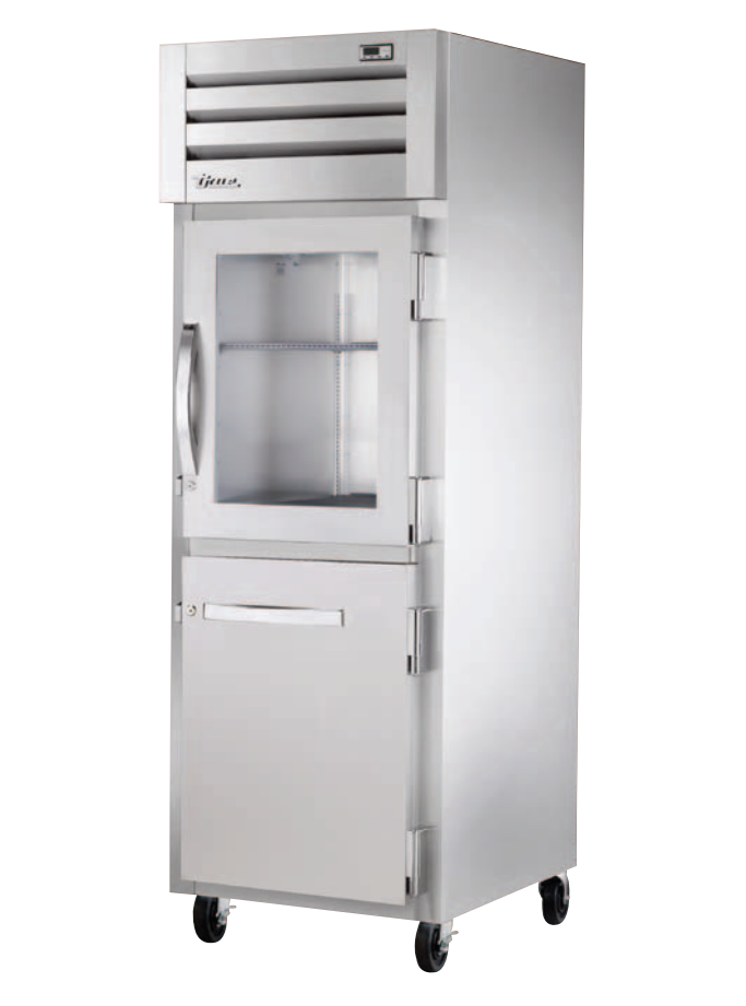 True STG1R-1HG/1HS-HC Reach-In Refrigerator, 27 1/2" Wide, 2 Doors, STG Spec Series