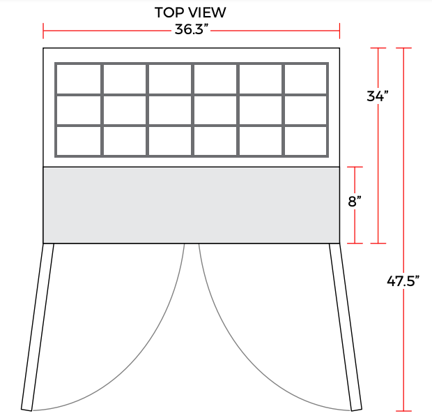 Coldline SMP36 36" Two Door Mega Top Bain Marie Sandwich Prep Refrigerator, 15 Pans