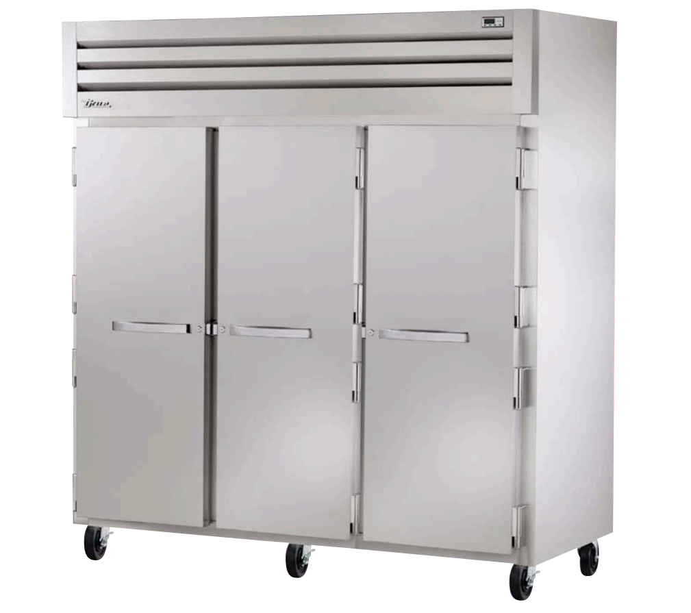 True STG3R-3S Reach-In Refrigerator, 77 3/4" Wide, 3 Doors, STG Spec Series