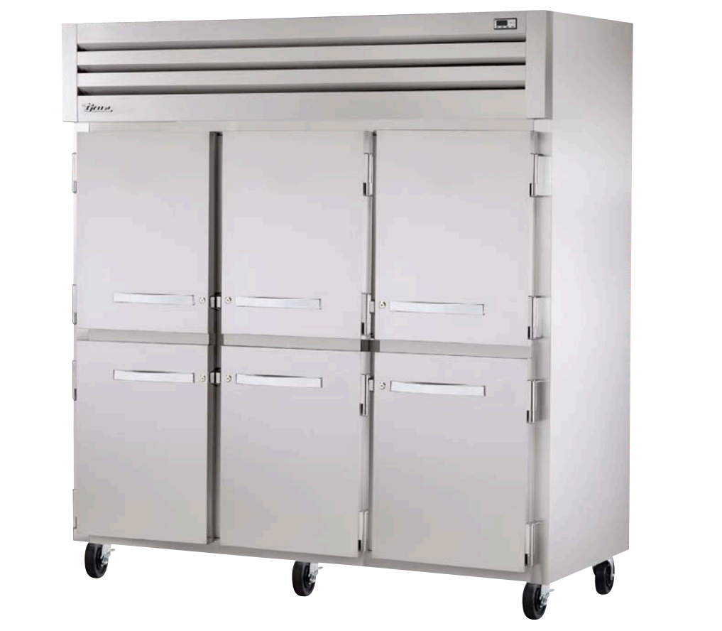 True STG3R-6HS Reach-In Refrigerator, 77 3/4" Wide, 6 Doors, STG Spec Series