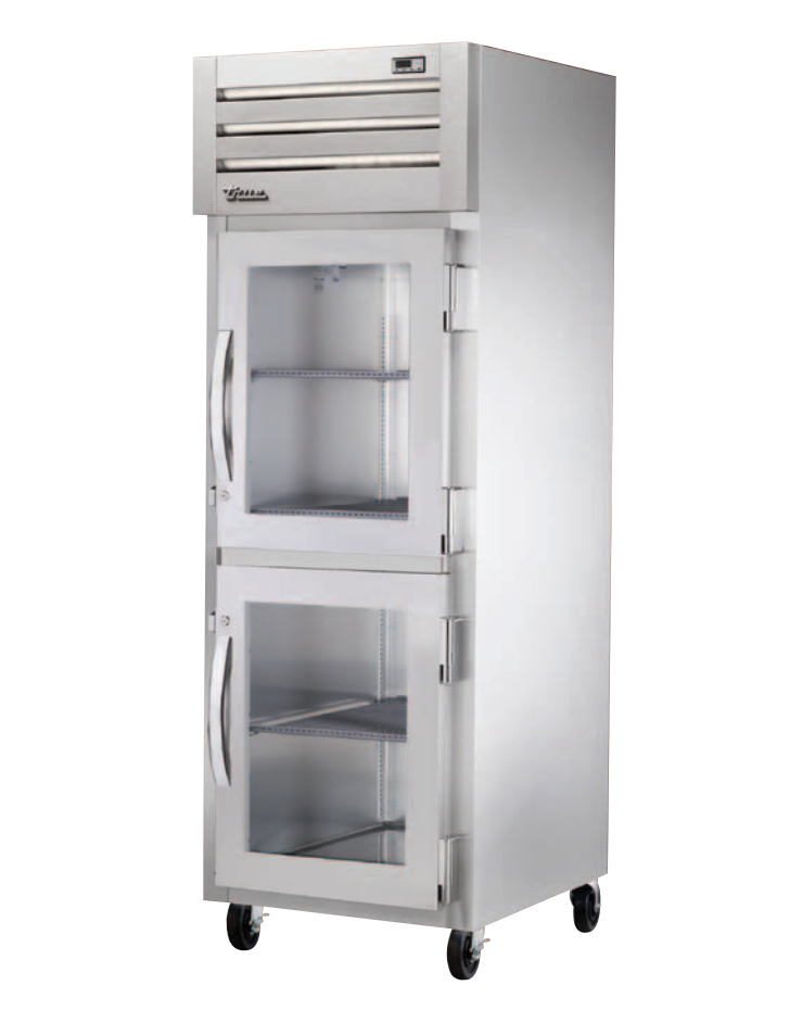 True STR1R-2HG-HC Reach-In Refrigerator, 27 1/2" Wide, 2 Doors, STR Spec Series
