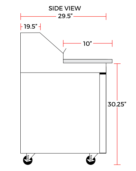 Coldline SP72 71" Bain Marie Sandwich Prep Refrigerator, 18 Pans