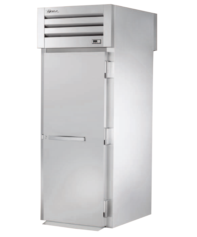 True STR1RRT-1S-1S Roll-Thru Refrigerator, 35" Wide, 1 Front / 1 Back Doors, STR Spec Series