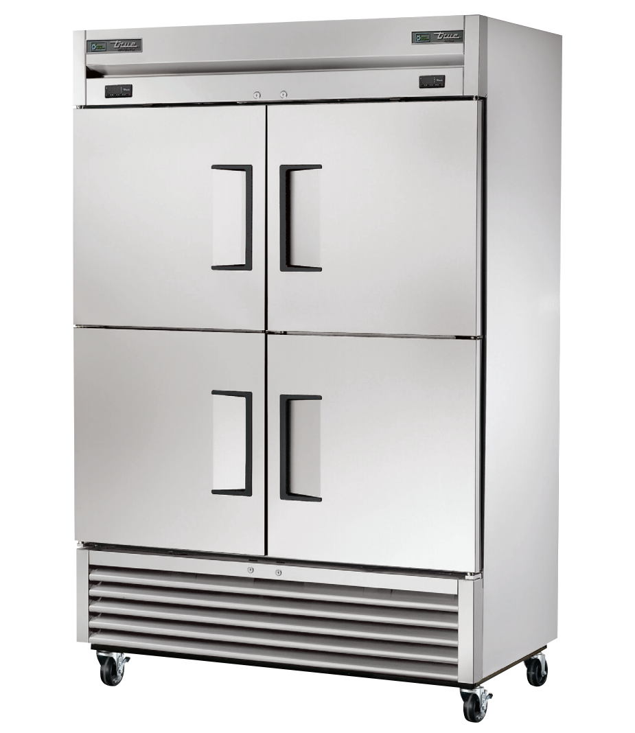 True T-49DT-4-HC Reach-In Refrigerator Freezer, 54 1/8" Wide, 4 Doors, 6 Shelves, T-Series