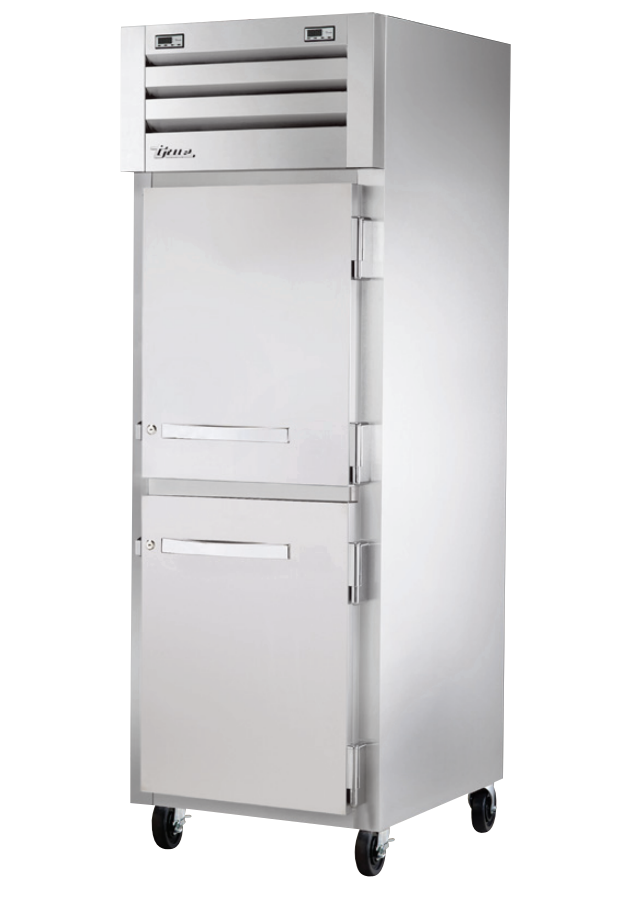 True STA1DT-2HS-HC Reach-In Refrigerator Freezer, 27 1/2" Wide, 2 Doors, STA Spec Series