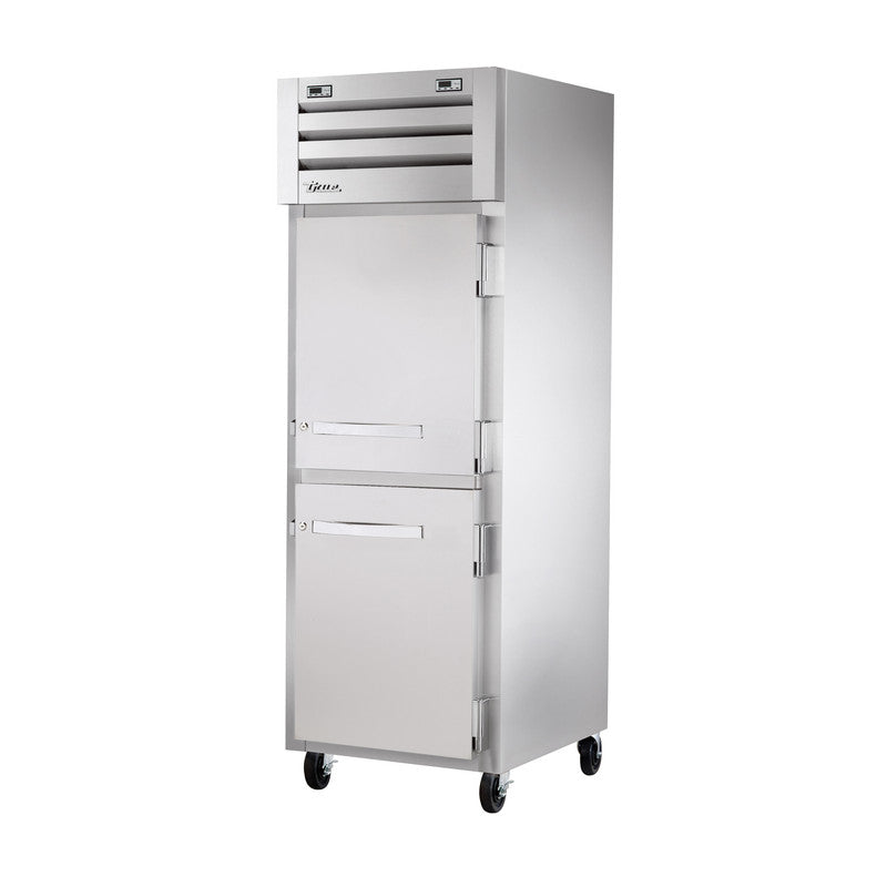 True STG1DTA-2HS-HC Reach-In Refrigerator Freezer, 27 1/2" Wide, 2 Doors, STG Spec Series