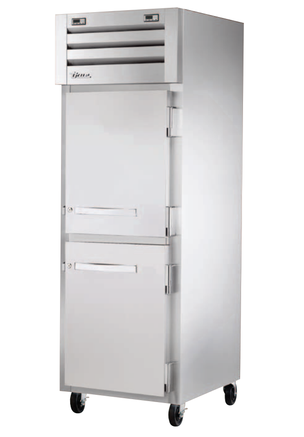 True STG1DTA-2HS-HC Reach-In Refrigerator Freezer, 27 1/2" Wide, 2 Doors, STG Spec Series