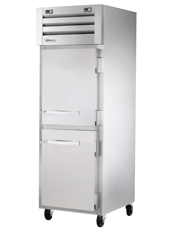 True STR1DTA-2HS-HC Reach-In Refrigerator Freezer, 27 1/2" Wide, 2 Doors, STR Spec Series