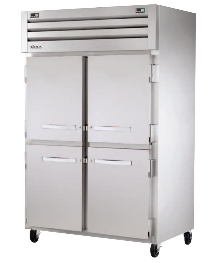 True STR2DT-4HS Reach-In Refrigerator Freezer, 52 5/8" Wide, 4 Doors, STR Spec Series