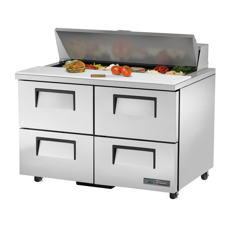 True TSSU-48-12D-4-ADA-HC Sandwich Prep Table, 48 3/8" Wide, 12 Pans (Tops)