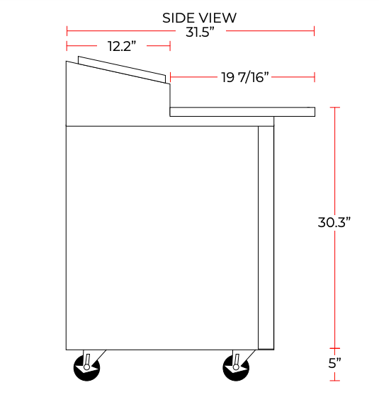 Coldline CPT-72 71" Refrigerated Pizza Prep Table, 9 Pans