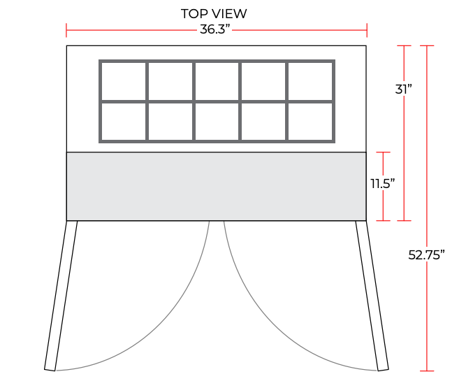 Coldline SP36 36" Bain Marie Sandwich Prep Table, 10 Pans