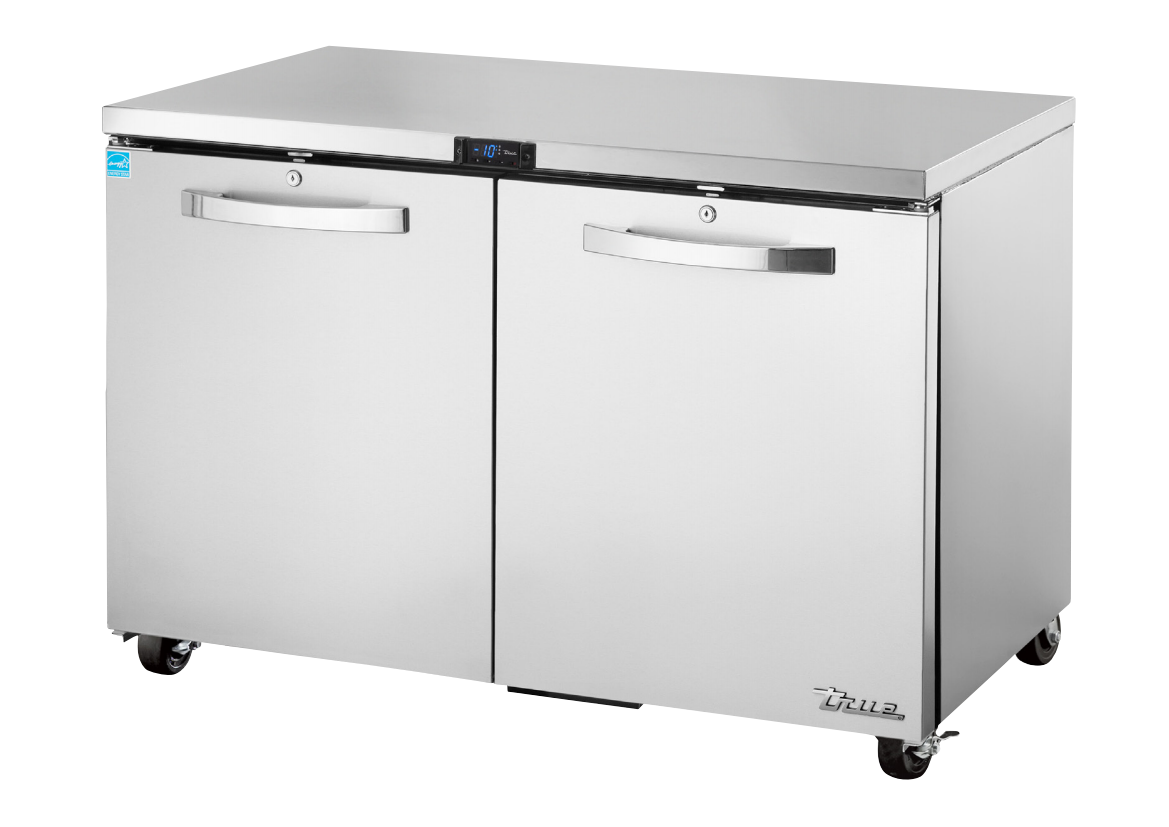 True TUC-48F-HC~SPEC3 Undercounter Freezer, 48 3/8" Wide, 2 Doors, 4 Shelves, Spec Series