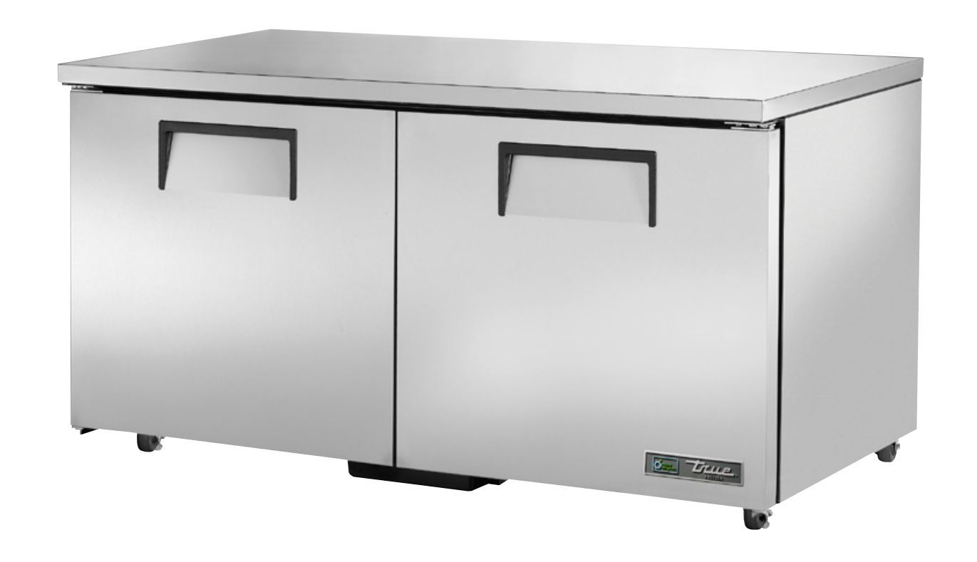 True TUC-60F-ADA-HC Undercounter Freezer, 60 3/8" Wide, 2 Doors, 4 Shelves