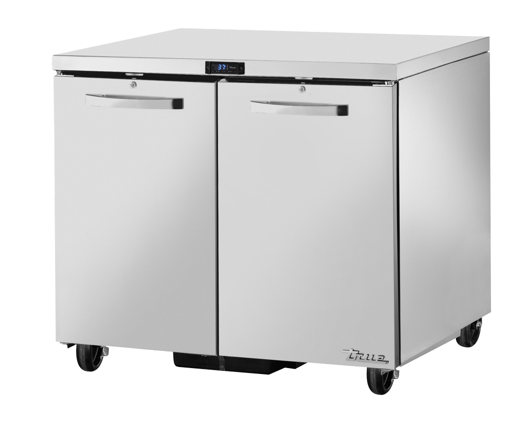 True TUC-36-HC~SPEC3 Undercounter Refrigerator, 36 3/8" Wide, 2 Doors, 4 Shelves, Spec Series