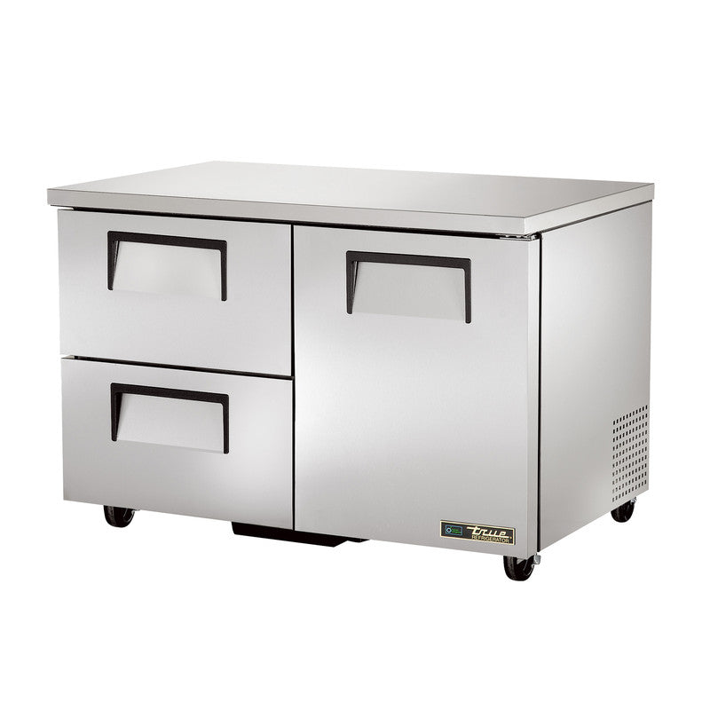True TUC-48D-2-HC Undercounter Refrigerator, 48 3/8" Wide, 1 Door, 2 Shelves