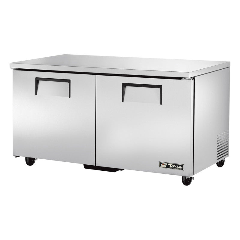 True TUC-60-HC Undercounter Refrigerator, 60 3/8" Wide, 2 Doors, 4 Shelves