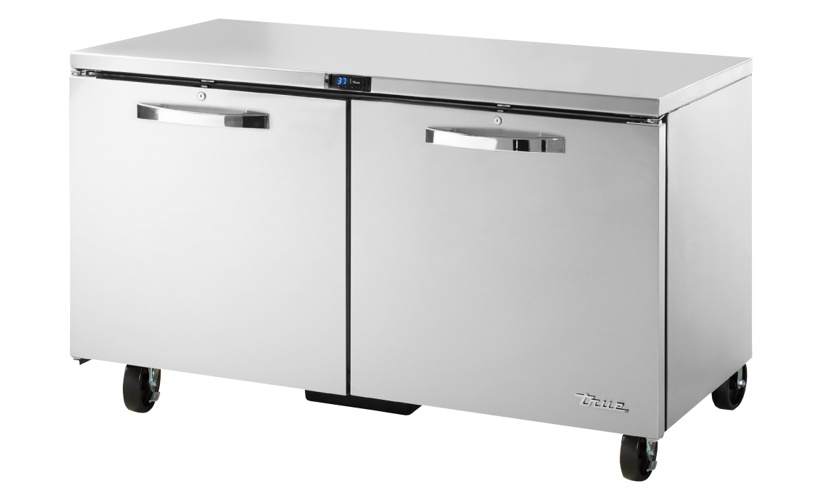 True TUC-60-HC~SPEC3 Undercounter Refrigerator, 60 3/8" Wide, 2 Doors, 4 Shelves, Spec Series