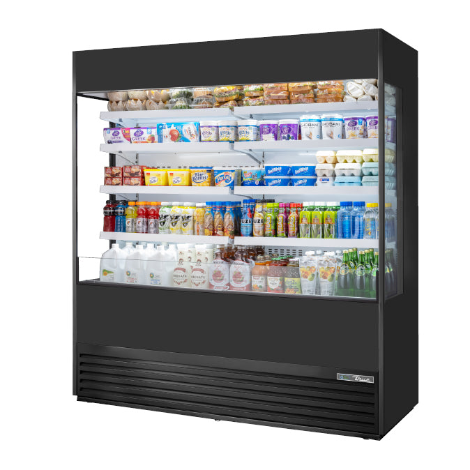 True TOAM-72GS-HC~NSL01 Open Refrigerated Display Merchandiser, 72" Wide, 8 Shelves