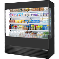 True TOAM-72GS-HC~NSL01 Open Refrigerated Display Merchandiser, 72" Wide, 8 Shelves