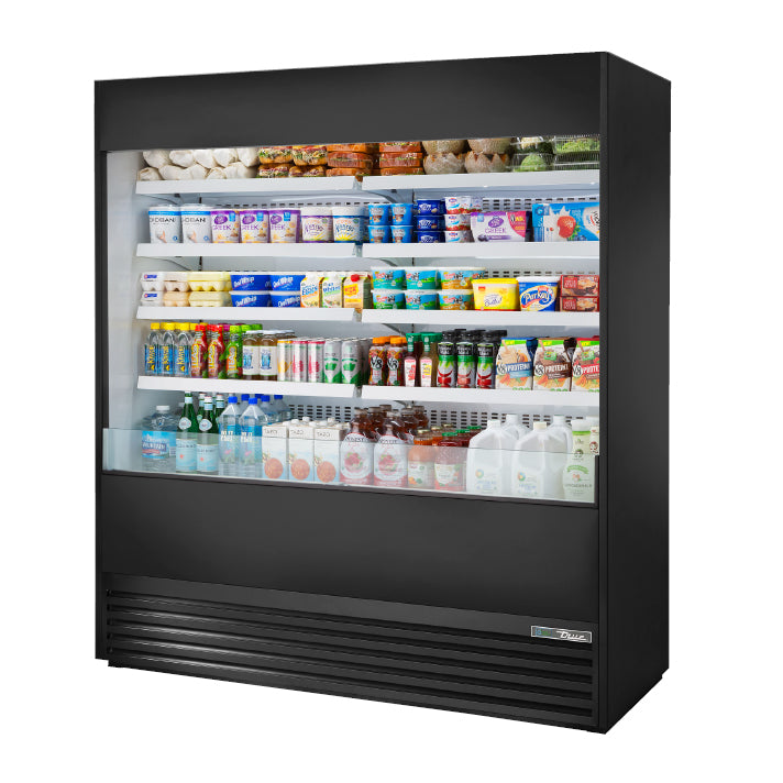 True TOAM-72-HC~NSL01 Open Refrigerated Display Merchandiser, 72" Wide, 8 Shelves