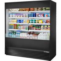 True TOAM-72-HC~NSL01 Open Refrigerated Display Merchandiser, 72" Wide, 8 Shelves