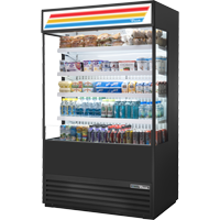 True TOAM-48GS-HC~TSL01 Open Refrigerated Display Merchandiser, 48" Wide, 4 Shelves