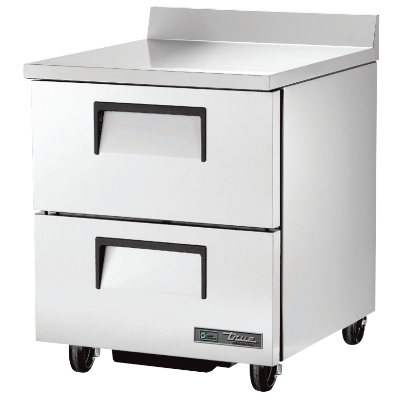 True TWT-27D-2-HC Worktop Refrigerator, 27 5/8" Wide