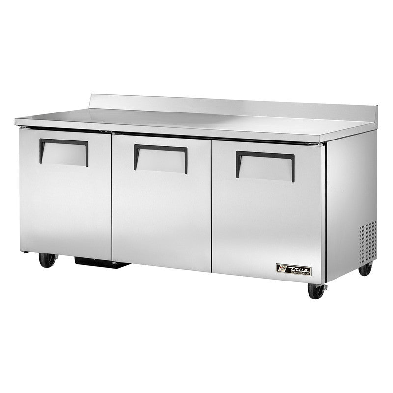 True TWT-72-HC Worktop Refrigerator, 72 3/8" Wide, 3 Doors, 6 Shelves