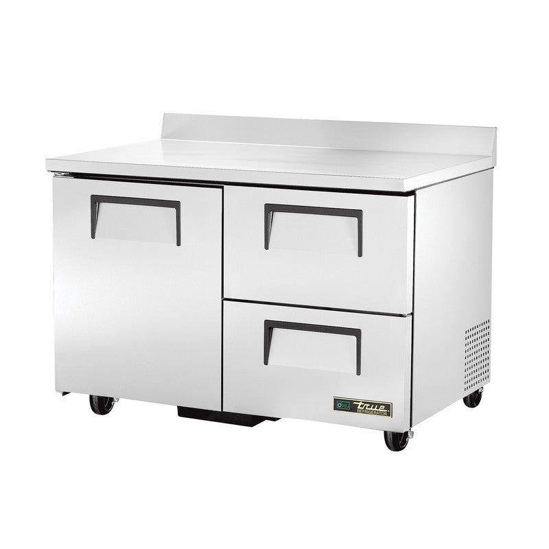 True TWT-48D-2-HC Worktop Refrigerator, 48 3/8" Wide, 1 Door, 2 Shelves