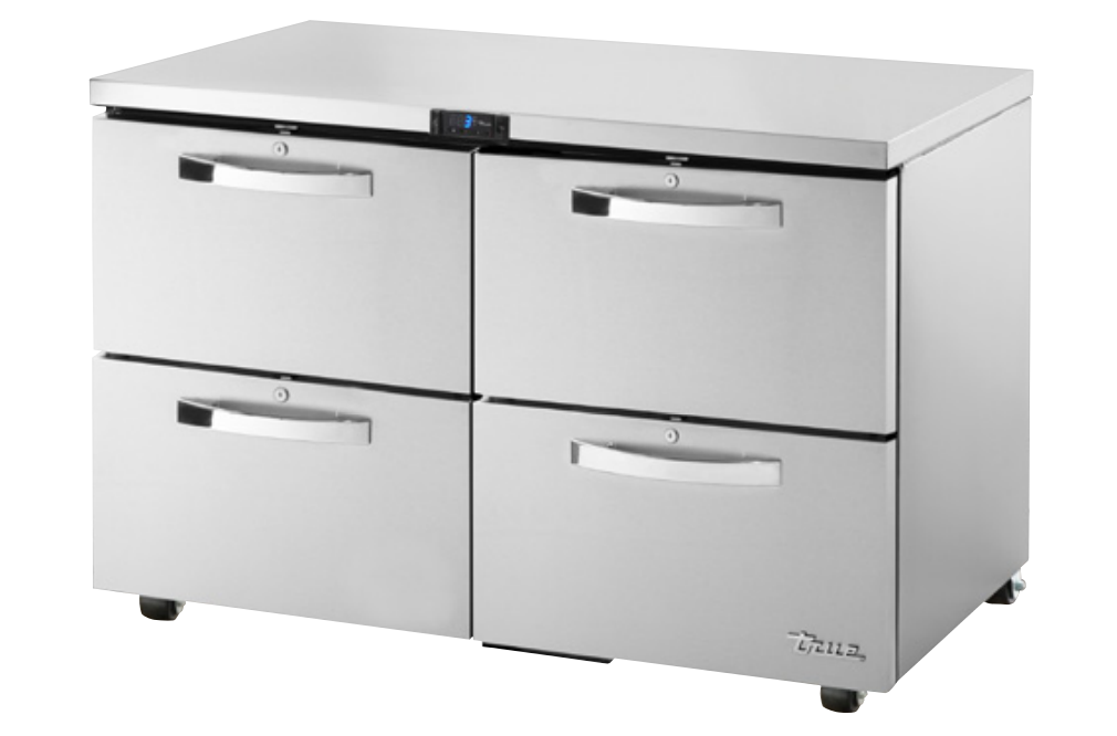 True TWT-48D-2-HC~SPEC3 Worktop Refrigerator, 48 3/8" Wide, 1 Door, 2 Shelves, Spec Series
