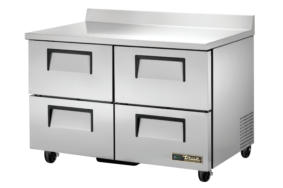 True TWT-48D-4-HC Worktop Refrigerator, 48 3/8" Wide