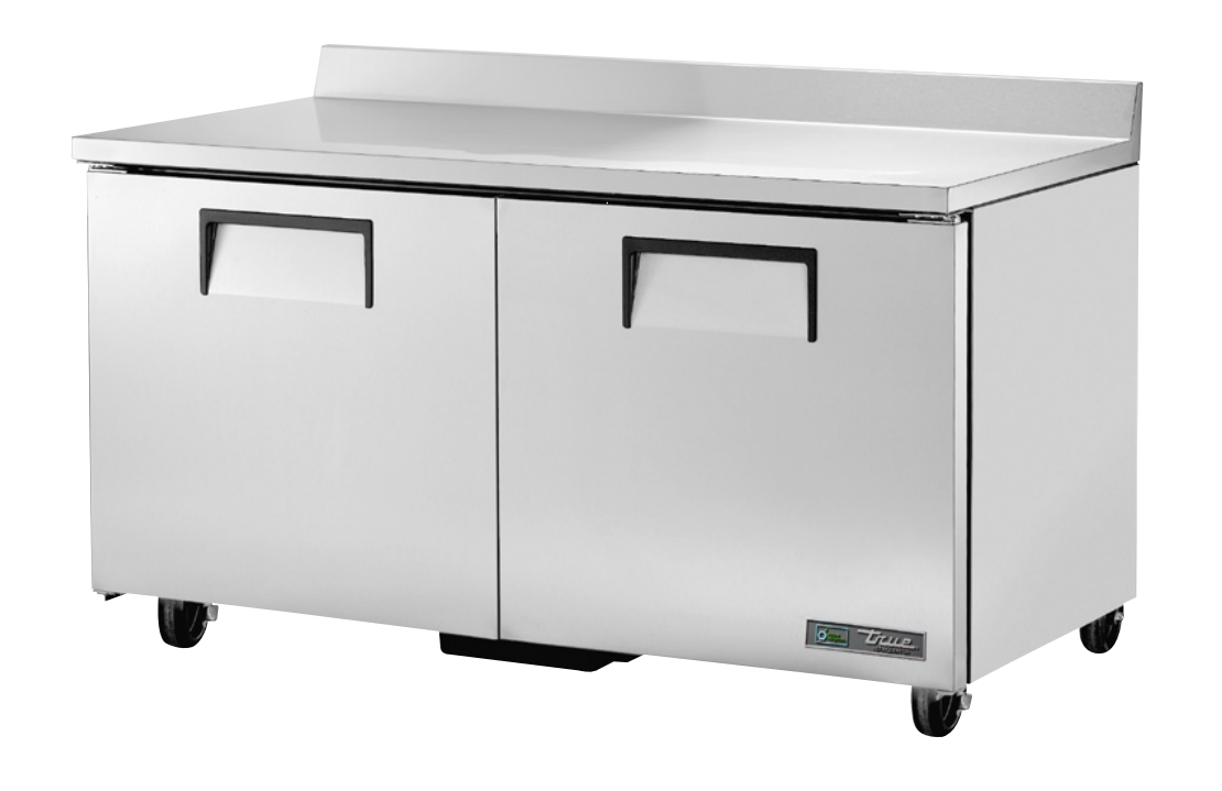 True TWT-60-HC Worktop Refrigerator, 60 3/8" Wide, 2 Doors, 4 Shelves