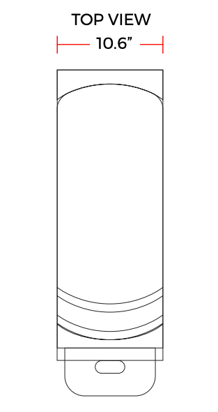 Coldline GRANITA-1 11" Single 3 Gallon Pourover Granita Slush Machine