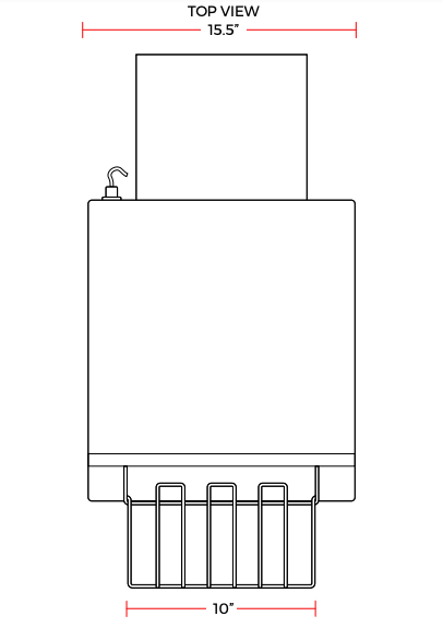 Cookline CT2 17" Electric Countertop Conveyor Toaster Oven, 3" Opening, 300-350 Slices of Bread/hr.