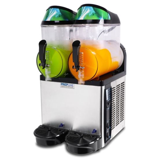 Prepline SLH2 Double Bowl Pourover Granita Slush Machine, 6.4 Gallon