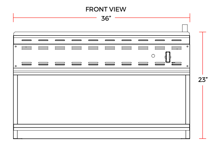Cookline CCM-36 36" Cheese Melter / Salamander Broiler