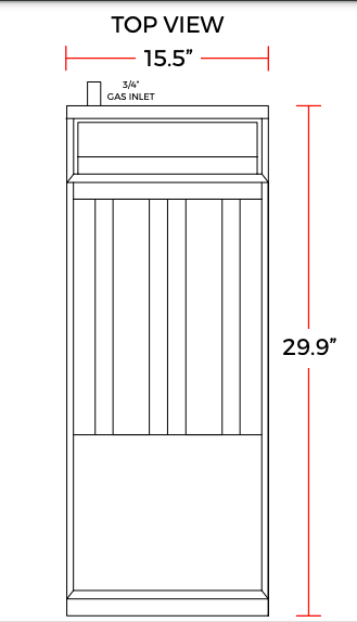 Cookline CF-40-LP 16" Liquid Propane Tube Standing 40 lb. Commercial Deep Fryer, (90,000 BTU)