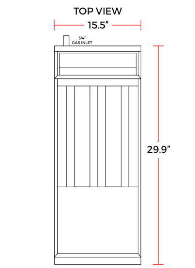 Cookline CF-50-LP 16" Liquid Propane Tube Standing 55 lb. Commercial Deep Fryer, 120,000 BTU
