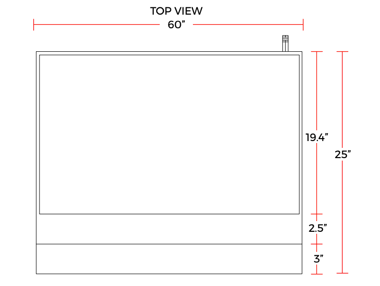 Cookline CGG-60T-HD 60" Gas Countertop Griddle with Thermostatic Controls, 150,000 BTU