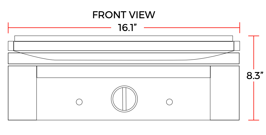Cookline PG-1 22" Dual Commercial Panini / Sandwich Press, Grooved Surface, 14" x 10" Cooking Surface, 120v