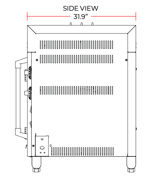 Cookline GR-268 40" 12 Chicken Batch Gas Rotisserie Oven, 115v