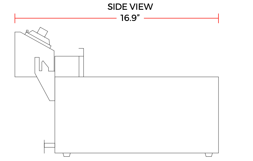Cookline DF15-2-120 22" Dual Tank 30 lb. Electric Countertop Fryer, 120v